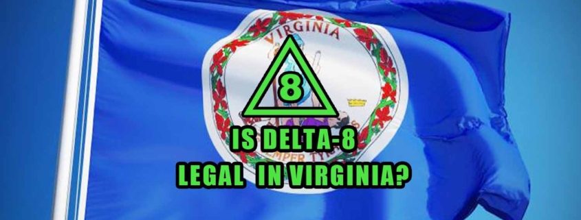 Is delta-8 legal in Virginia, Virginia flag, Earthy Select logo